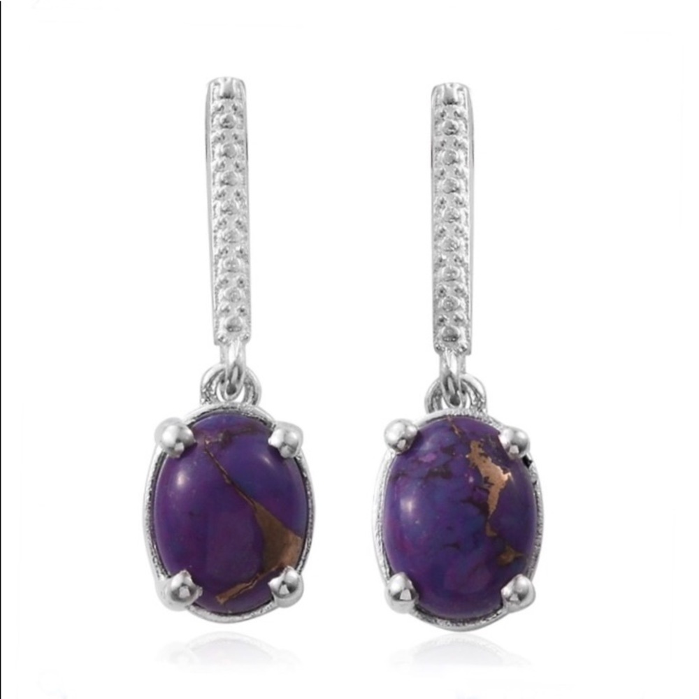 NEW Mojave Turquoise Sterling Silver Earrings